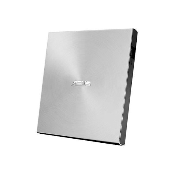 ASUS - Ulkoinen DVD RW -asema SDRW-08U7M-U/SIL/G/AS/P2G - DVD-poltin - USB 2.0 - 24x (CD) / 8x (DVD) - Harmaa
