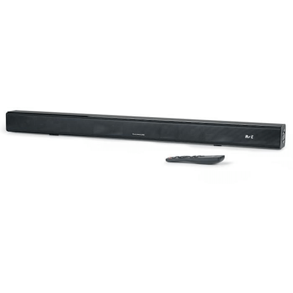 Soundbar - THOMSON - Sort - Bluetooth 5.3, 120W, TV ARC/CEC-indgang, USB, Equalizer, Fjernbetjening, Strømforsyning 230V sort