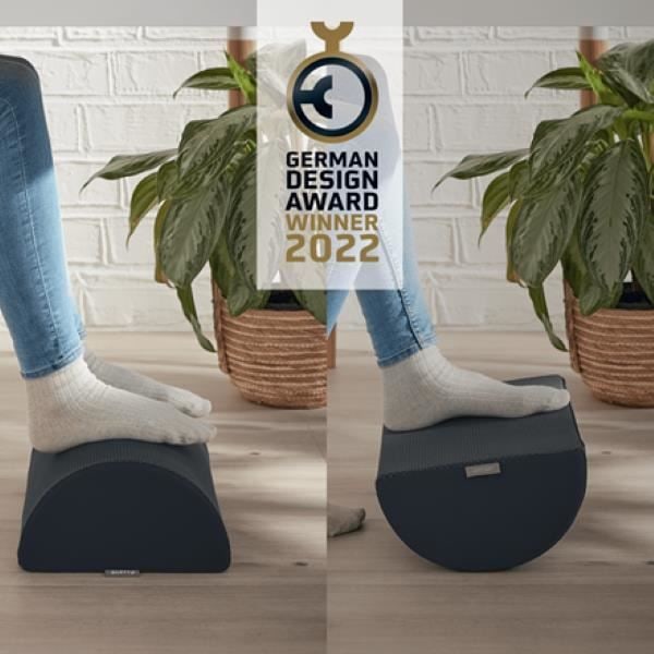 Ergonomisk fodstøtte - Grå - Leitz Ergo grå
