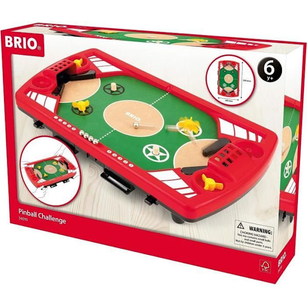 BRIO - 34019 - FLIPPER DUO CHALLENGE Rött, grönt och vitt