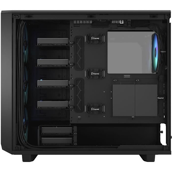 FRACTAL DESIGN - Meshify 2 RGB Black TG Light Tint - PC taske - Sort ( FD-C-MES2A-06 )