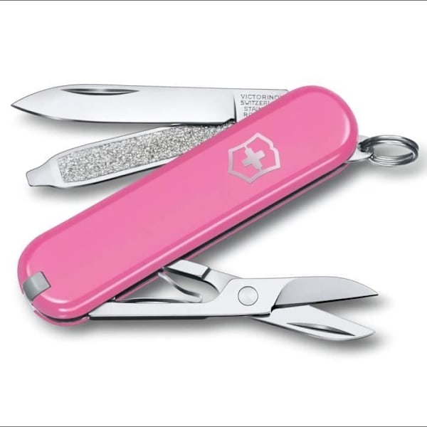 Sveitsin armeijan veitsi - VICTORINOX - Classic SD - 58 mm - 7 toimintoa - Cherry Blossom väri Kirsebærblomst