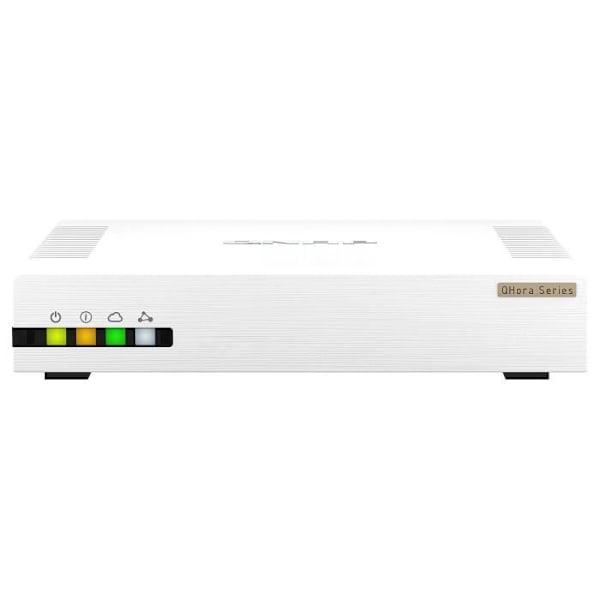 QNAP QHora-321 2.5G Router - Vit - QuWAN VPN - Höghastighets - Externa antenner