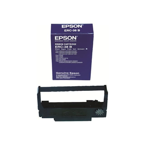 EPSON ERC38B -tulostusnauha - musta - 3 000 000 merkkiä