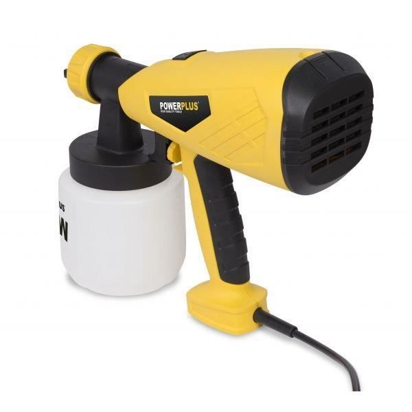Pulverisator elektrisk 500W - POWERPLUS POWX354 - Indhold 0.8l - Maksimal viskositet 100 din/sec