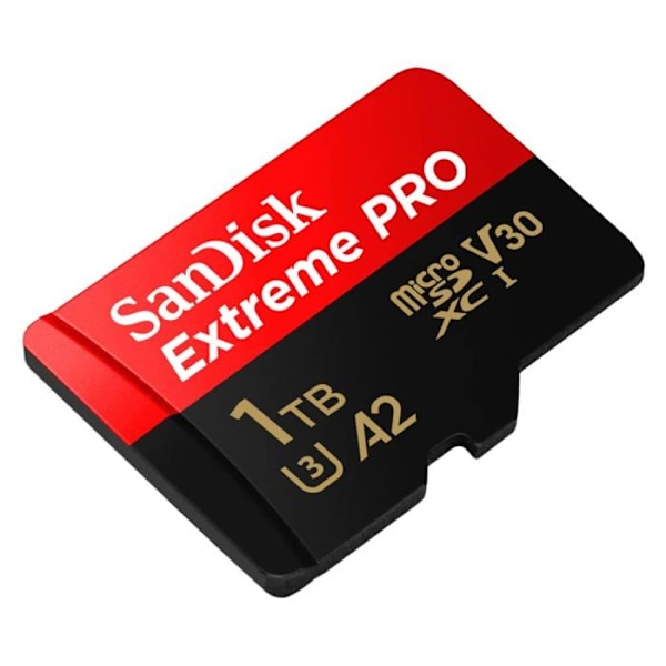 SanDisk Extreme PRO microSDXC-kort 1 TB klasse 10, UHS-I, v30 Video Speed Class stødmodstand, vandtæt