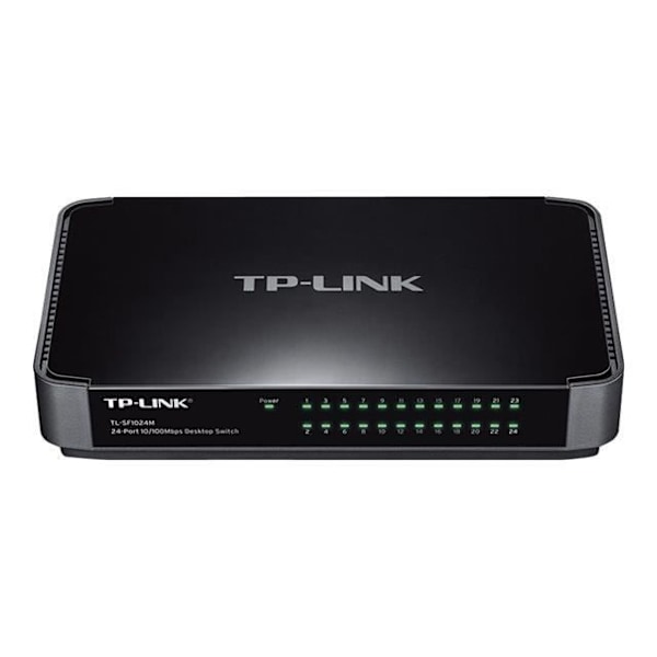TP-LINK Desktop Switch 24 portar 10/100Mbps TL-SF Svart