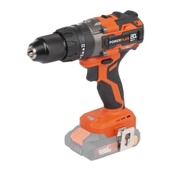 Langaton 20V 65Nm iskuporakone - DUAL POWER POWDP15220 - Toimitetaan ilman akkua tai laturia