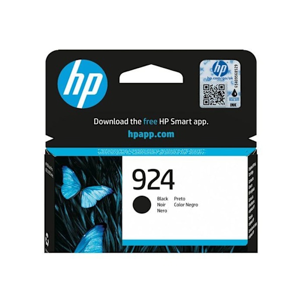 Blækpatron - HP - 924 - Sort - Inkjets - Modstandsdygtig over for falmen og vand