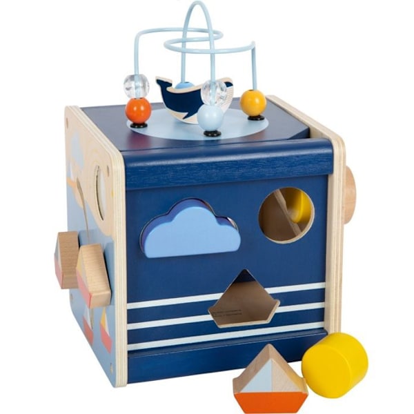 Small foot company - Great Ocean Motor Skills Cube - LEGLER Blå