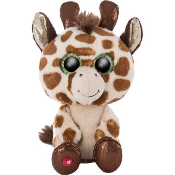 Nici fyldt giraf Giraffe Halla 15 cm polyester beige/brun