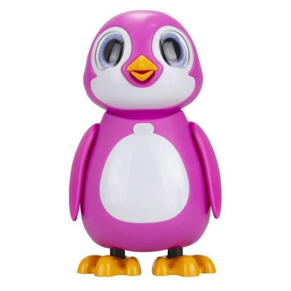 Vaaleanpunainen interaktiivinen pingviini - RESCUE PENGUIN - SILVERLIT - 20 tunnetta - mukana pakkauspakkaus Flerfärgad