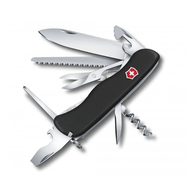 Taskuveitsi - Victorinox - Outrider - Musta - 14 toimintoa - 158 g sort