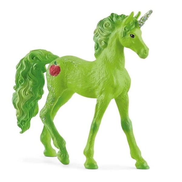 Enhjørning figur - Schleich - Ananas - Grøn - Unik farve - Barn - 5 år Unik farve