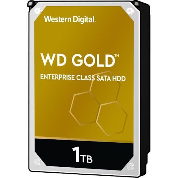 WD Gold™ - Enterprise Internal Hard Drive - 1TB - 7200 rpm - 3,5" (WD1005FBYZ)