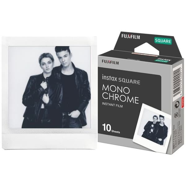 FUJIFILM Instax Square SQ10/SQ6/SQ1 Monokrom (10 exponeringar)