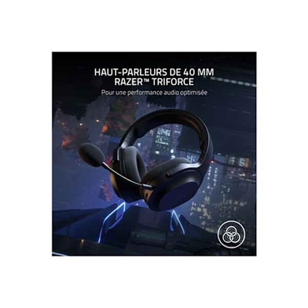 PC-pelikuulokkeet - Razer - Barracuda X Edition 2022 - Langaton - Musta - Korvassa sort