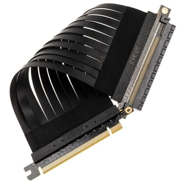 akasa akasa stigrør sort x2, premium pcie 3.0 x 16 stigrør, 20 cm -