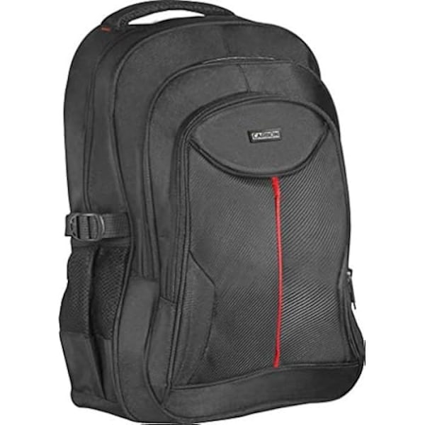 Defender CARBON 15.6" Unisex Rygsæk - Sort - Lynlås - Ryg sort