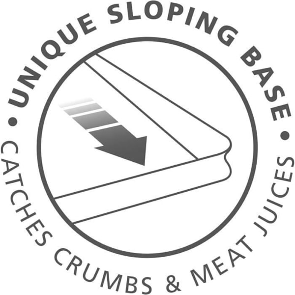Skærebræt - Joseph Joseph - CutCarve Plus - Ekstra Stor - Antiskrid - Multifunktionel sort