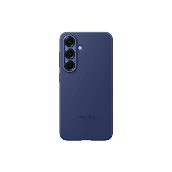 Suojakotelo - Samsung - Galaxy S25 - Silikoni - Yösininen - Pehmeä kosketus Blå