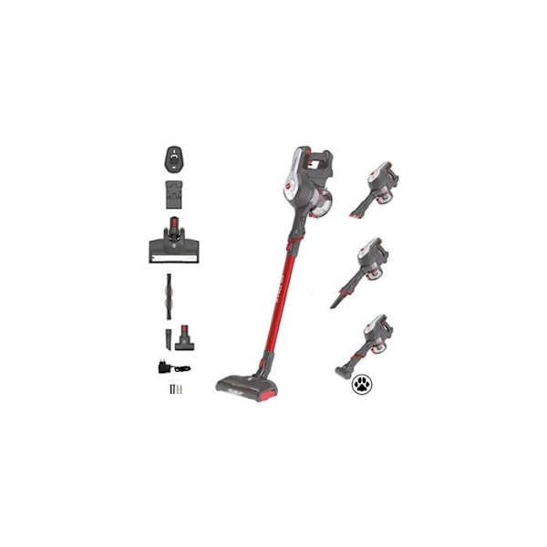 Støvsuger - Hoover - H-FREE 100 HF122GPT - 22V - Autonomi 40min - 2,60 Kg Titanium