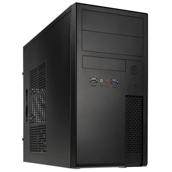 Boîtier Micro-ATX - Chieftec - XT-01B - Strømforsyning 350 Watt - Farve Sort - Micro-tårn Format Sort