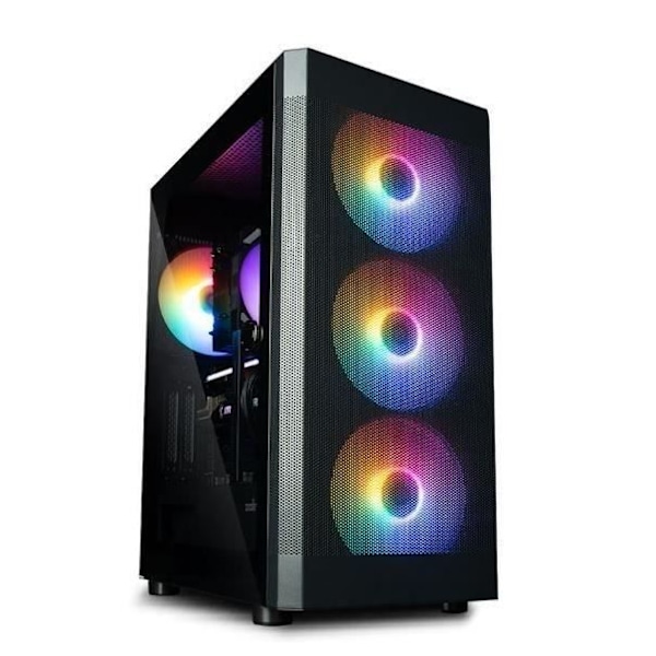 Zalman I4 TG ATX Mid Tower PC-fodral 4 RGB-fläktar - 8809213764684