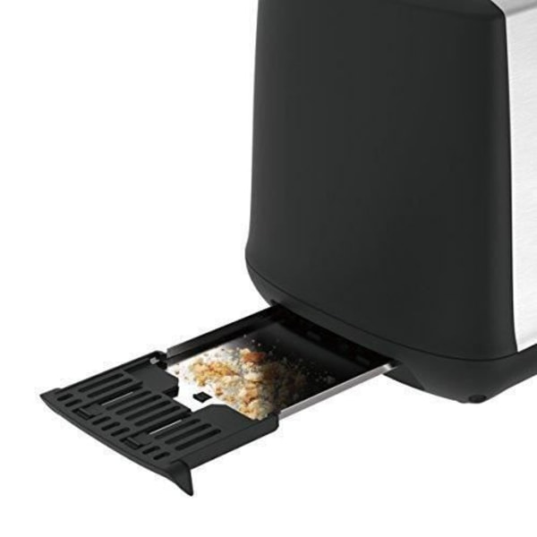 Rist toaster TEFAL TT340830 - 2 skiver - Sort - 850W - Optøsningsfunktion sort