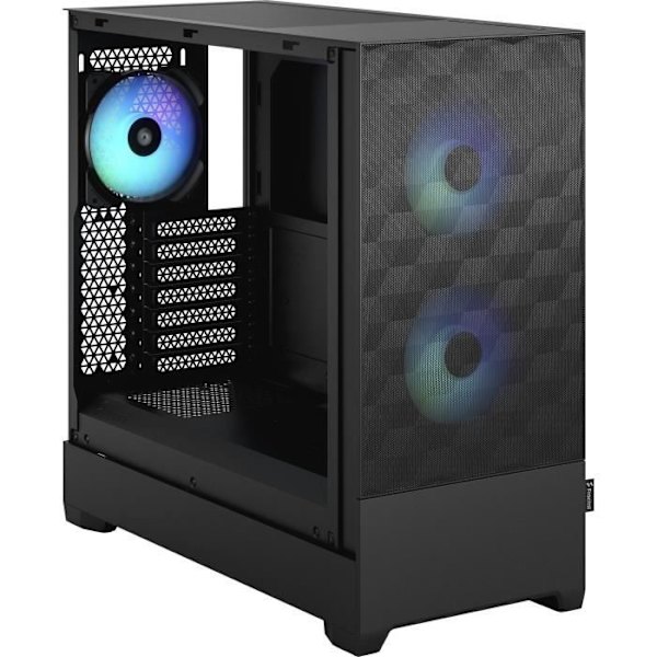 PC taske - FRACTAL DESIGN - Pop Air RGB Sort TG - Sort (FD-C-POR1A-06) Sort