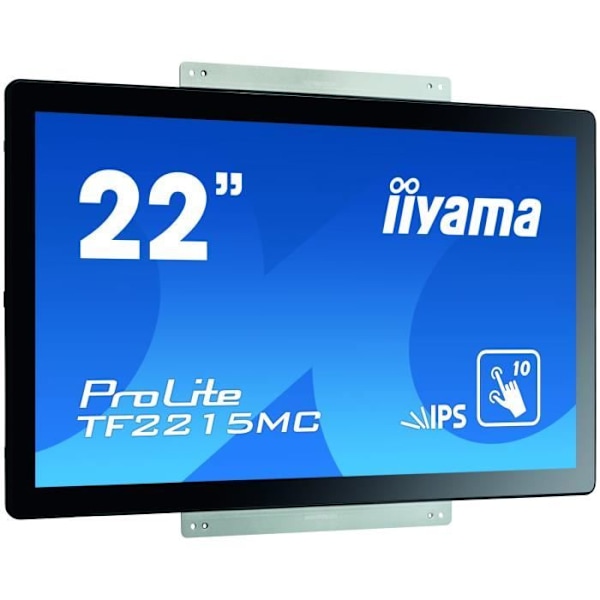 iiyama ProLite TF2215MC-B2 pekskärmsskärm 54,6 cm (21,5") 1920 x 1080 pixlar Svart Multi-touch Multi-user