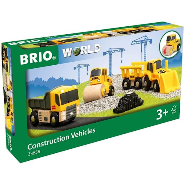 Æske med 3 BRIO entreprenørmaskiner - Ravensburger - Blandet fra 3 år Grön