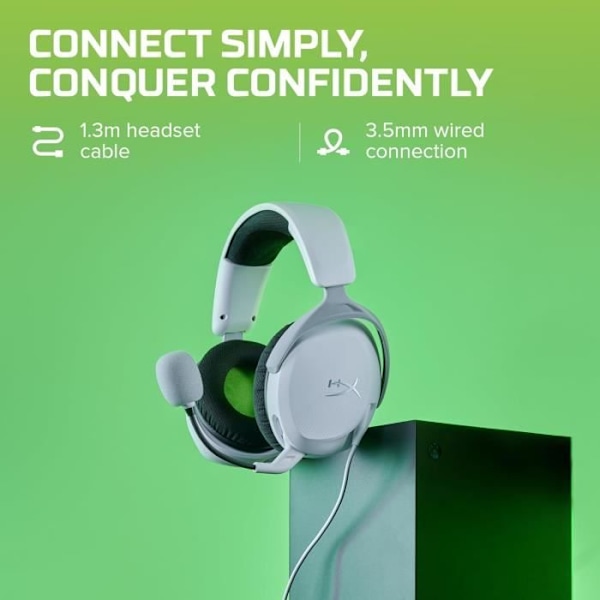 Hovedtelefon - HyperX - CloudX Stinger 2 Core - Lett - Drejelig mikrofon - Stereo lyd