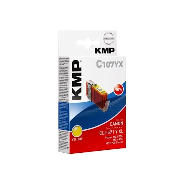 KMP C107YX bläckpatron - 11 ml - Gul - Canon PIXMA - Hög kapacitet