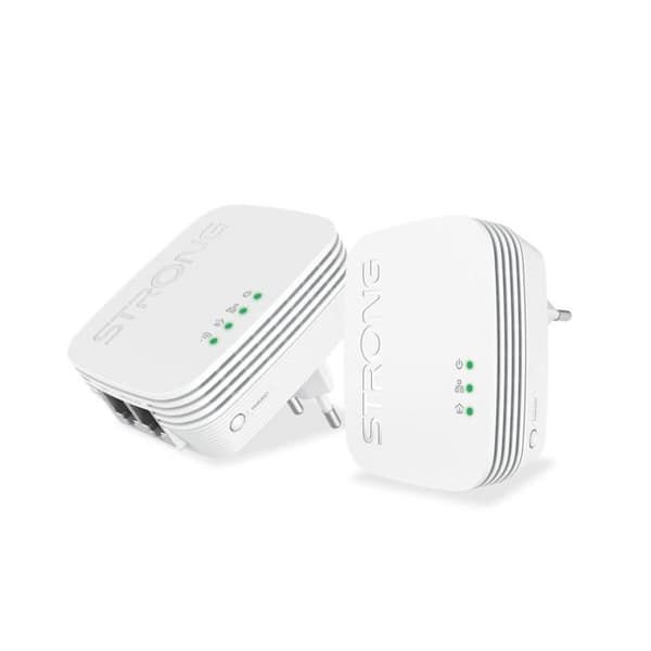 Kit CPL/Wifi Mini - STARK - 600 Mbps CPL - 300 Mbps Wifi - 1 Port Ethernet - Snabb installation