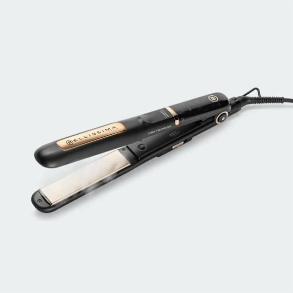 Bellissima Glattejern MY PRO STEAM CERAMIC & KERATIN B28 200 Sort og guld