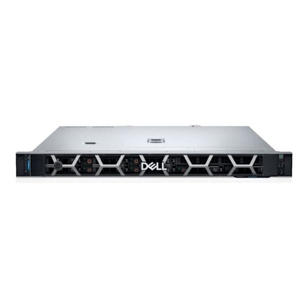 - Dell - Dell PowerEdge R360 - Server - Rackmonterbar - 1U - 1 kanal - 1 x Xeon E-2414 / upp till 4,5 GHz - 16 GB RAM - SAS - h