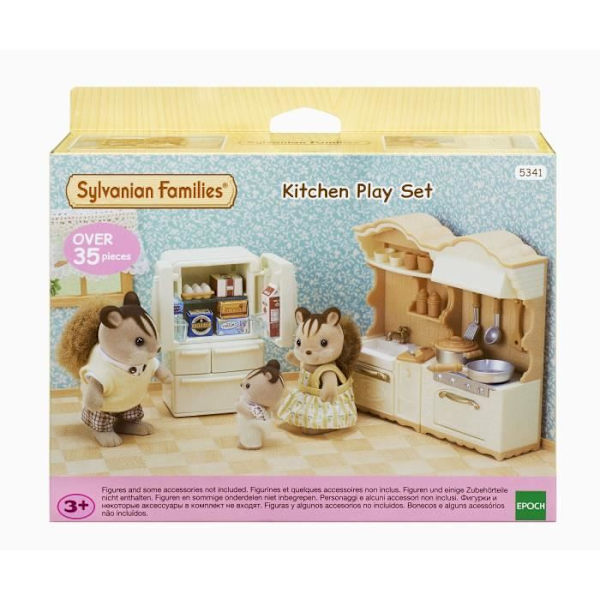 Miniatyrfigurer - SYLVANIAN FAMILIES - 5341 - Det inredda köket Grön
