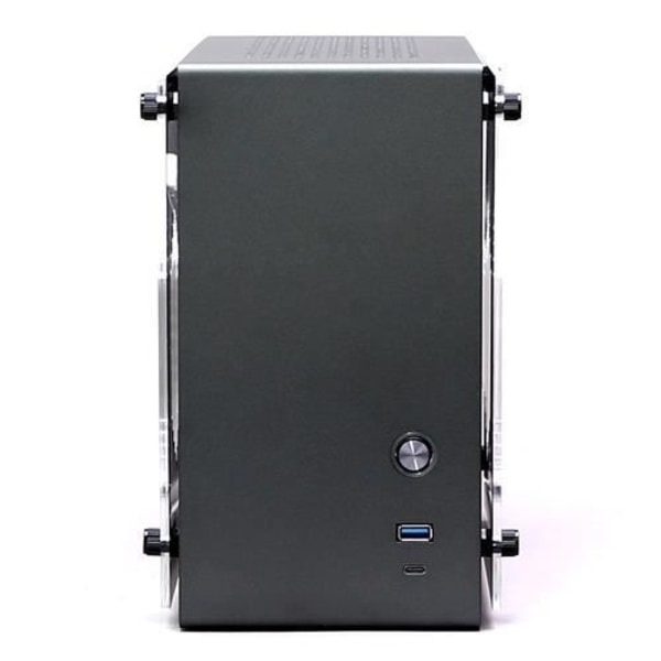 ZALMAN M2 MINI GREY MINI TOWER PC-kotelo Harmaa - 2 sisäistä lokeroa - 2 laajennuspaikkaa - 1 x 80 mm tuuletin