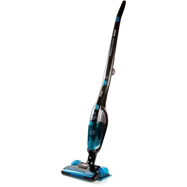 DOMO DO228SV - 2-i-1 sladdlös stickdammsugare - 2 hastigheter - Cyklonsystem - Autonomi 40min - Wet Clean-system
