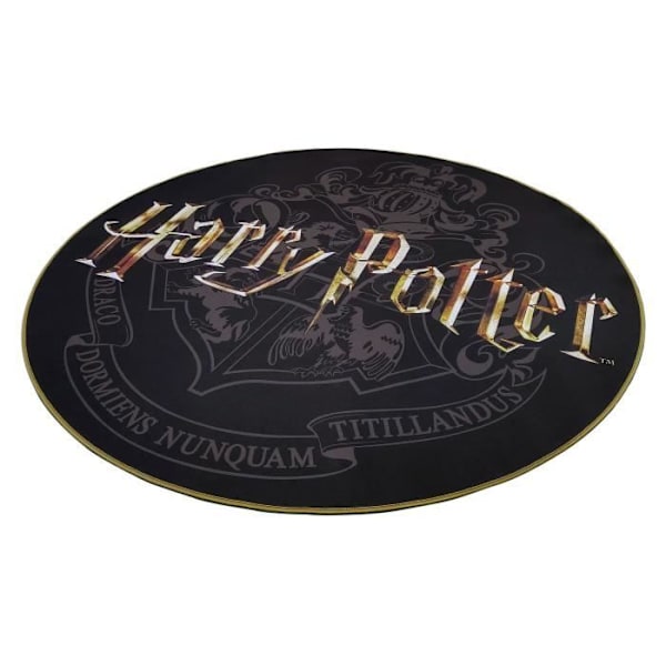 Gamer gulvmåtte - SUBSONIC - Harry Potter - Skridsikker - 100x100 cm - Sort