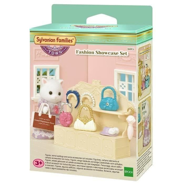 Lädervaror Display och tillbehör - SYLVANIAN FAMILIES - 6015 - Persian Cat - Handväska boutique -