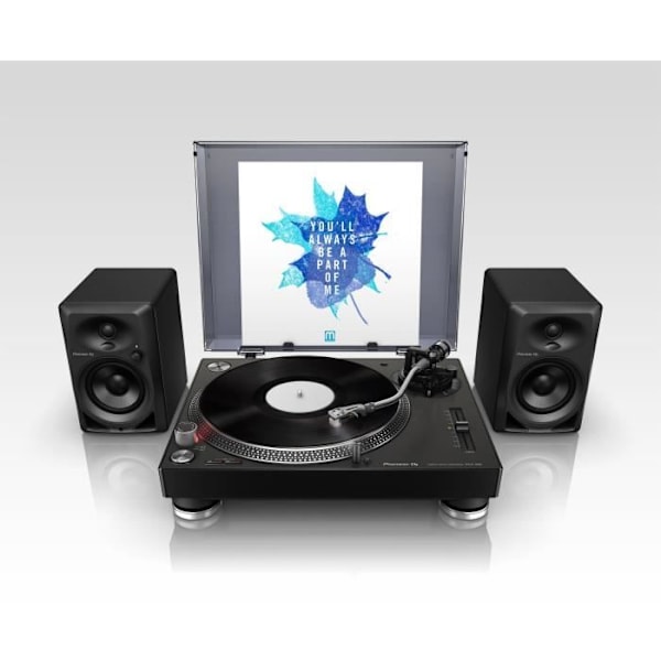 Platine Vinyle - PIONEER DJ - PLX-500-K - Analog lyd - 1 USB udgang - Sort sort
