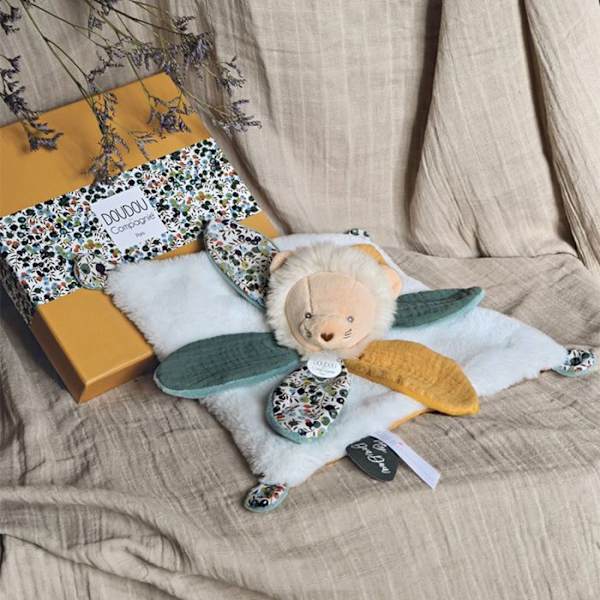 BOH'AIME - Kramme Løve doudou Flerfarvet