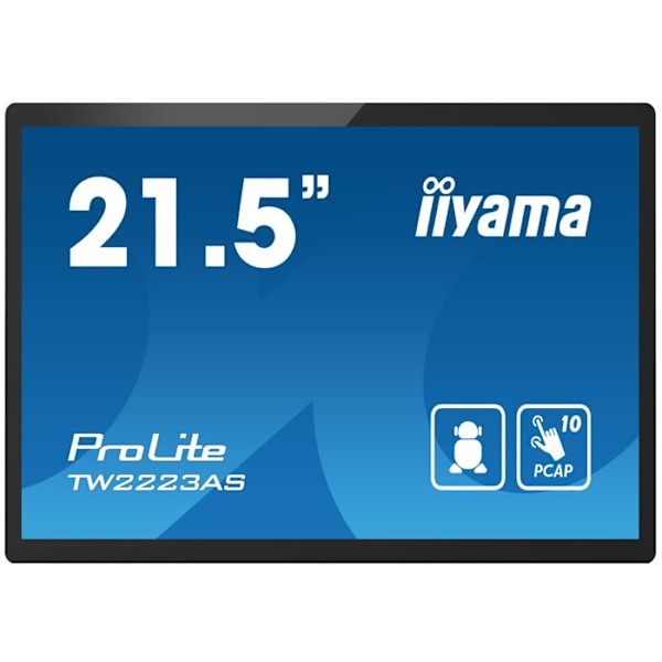 IIYAMA TW2223AS-B2/15.6' Andro Sort