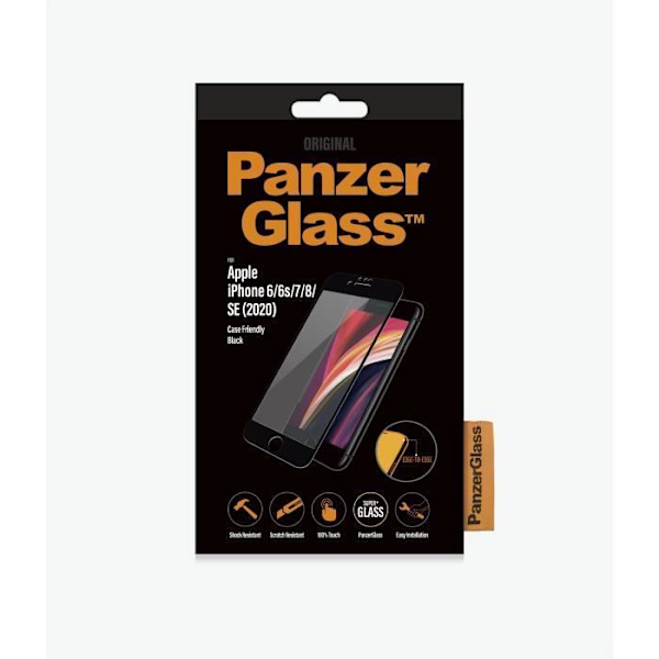 PANZERGLASS - PanzerGlass Apple iPhone 6-6s-7-8-SE (2020) Case Friendly, Sort