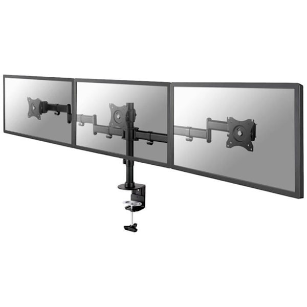 NEWSTAR NM-D135D3BLACK Skrivebordsbeslag - Til fladskærm - Sort Sort
