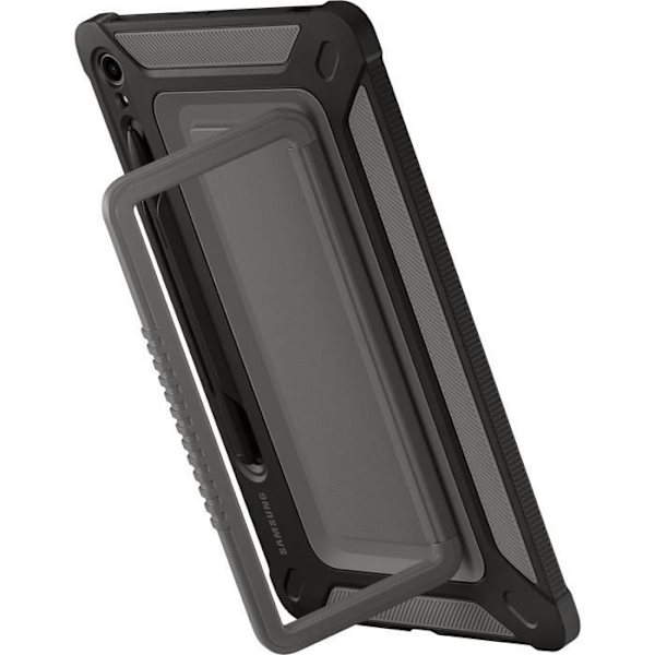Forstærket bagcover - Samsung - Galaxy Tab S9 - Sort - Militærmodstandsdygtig - Stand-funktion
