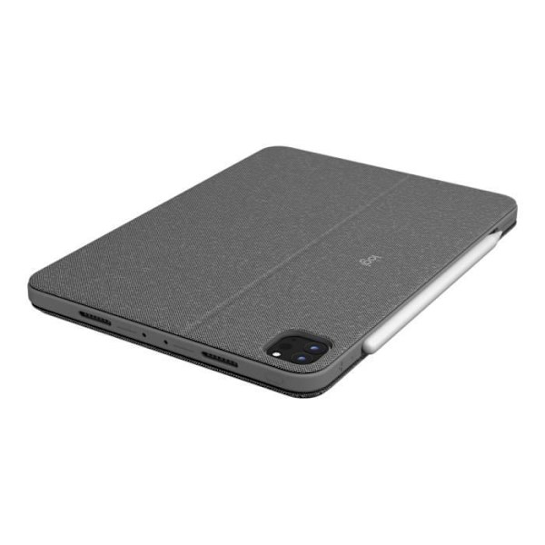 Tastatur og etui - Logitech - Combo Touch - QWERTY International US - Oxford grå - Trackpad
