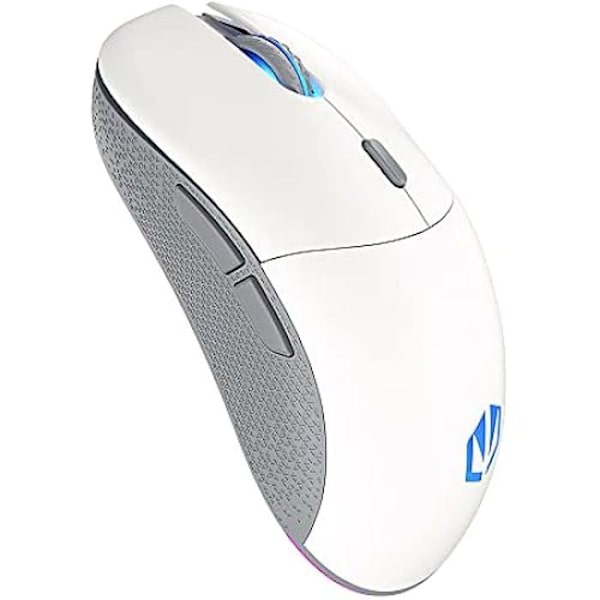 Gamingmus - ENDORFY - GEM Plus - Trådlös - 26 000 DPI - RGB-belysning - 74 g Vit